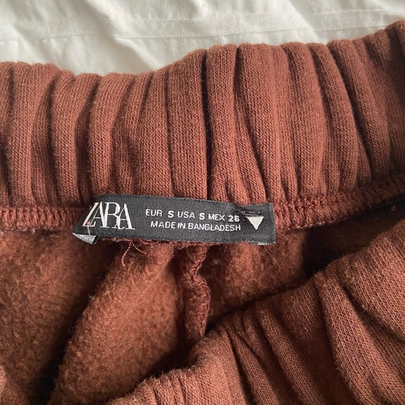 Zara Brown Sweatpants - Picture 2 of 3